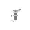 Image du produit BONDE DESIGN LAVABO ECOULEMENT LIBRE