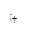 Image du produit BONDE A GRILLE LAVABO ECOULEMENT LIBRE PLASTIQUE