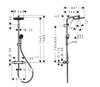 Image du produit COLONNE SHOWERPIPE ACTIVERA S NOIR MAT