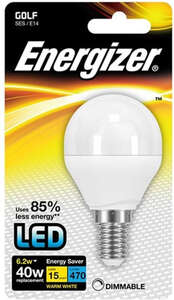 Image produit AMPOULE ENERGIZER LED SPHERE E14