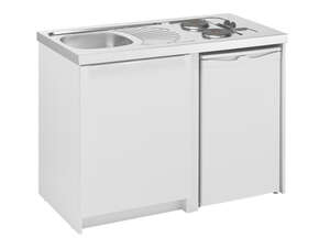 Image produit CUISINETTE COMPLETE MELA. BLANC L120CM