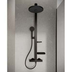 Image produit COLONNE DOUCHE ALU+ THERMO NOIRE