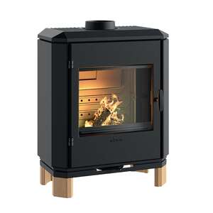 Image produit POELE BOIS CAROLO ZEN ANTHRACITE 8kW