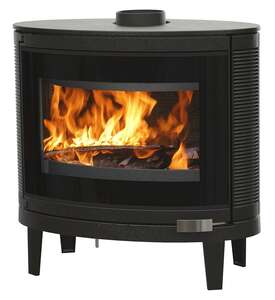 Image produit Po&ecirc;le &agrave; bois Fonte IKARI anthracite  9kW