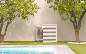 Image produit CACHE GE DECOCLIM BLANC RAL 9010