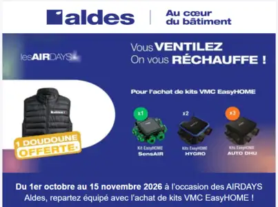les AIRDAYS ALDES