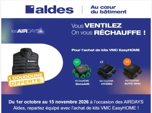 les AIRDAYS ALDES